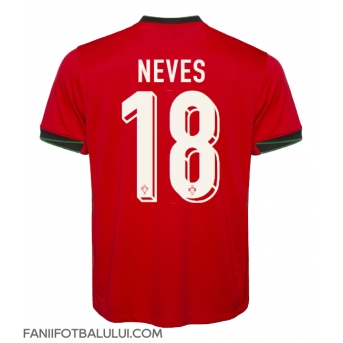 Portugalia Ruben Neves #18 Tricou Fotbal Replică European 2024 Barbati Acasa